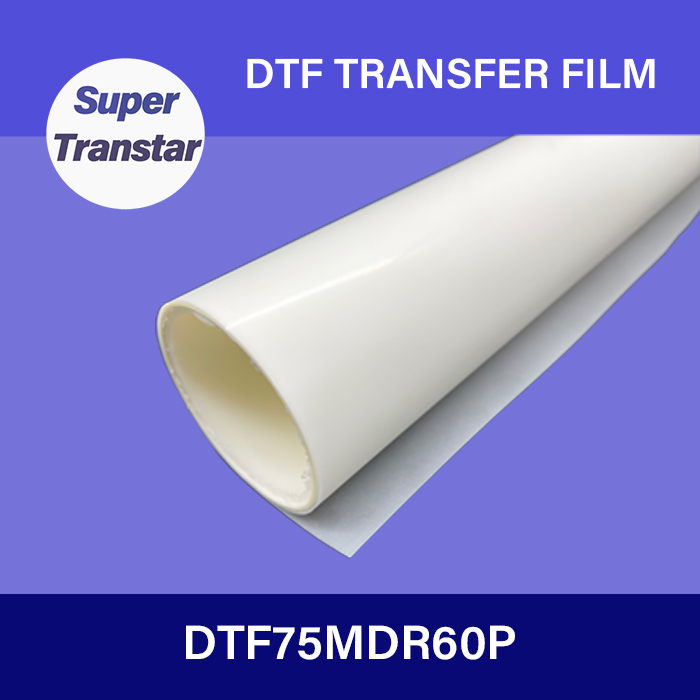 75μm Premium Double Sided Coated DTF Film Roll 0.60*100M-SUPER TRANSTAR - DTF Film,DTF ink,DTF PowderSublimation Paper,UV DTF Film,DTF ink,DTF Powder