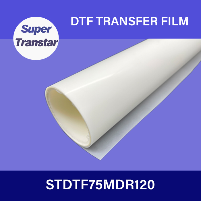 75μm Double Sides Coated DTF Film Roll 1.20*100M-SUPER TRANSTAR - DTF Film,DTF ink,DTF PowderSublimation Paper,UV DTF Film,DTF ink,DTF Powder