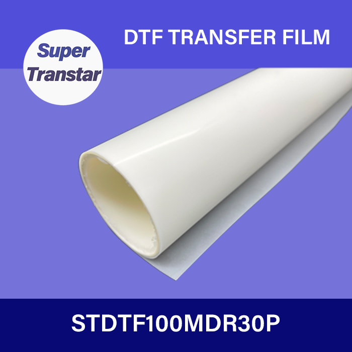 100μm Premium Double Sides Coated DTF Film in Roll 0.33*100M-SUPER TRANSTAR - DTF Film,DTF ink,DTF PowderSublimation Paper,UV DTF Film,DTF ink,DTF Powder