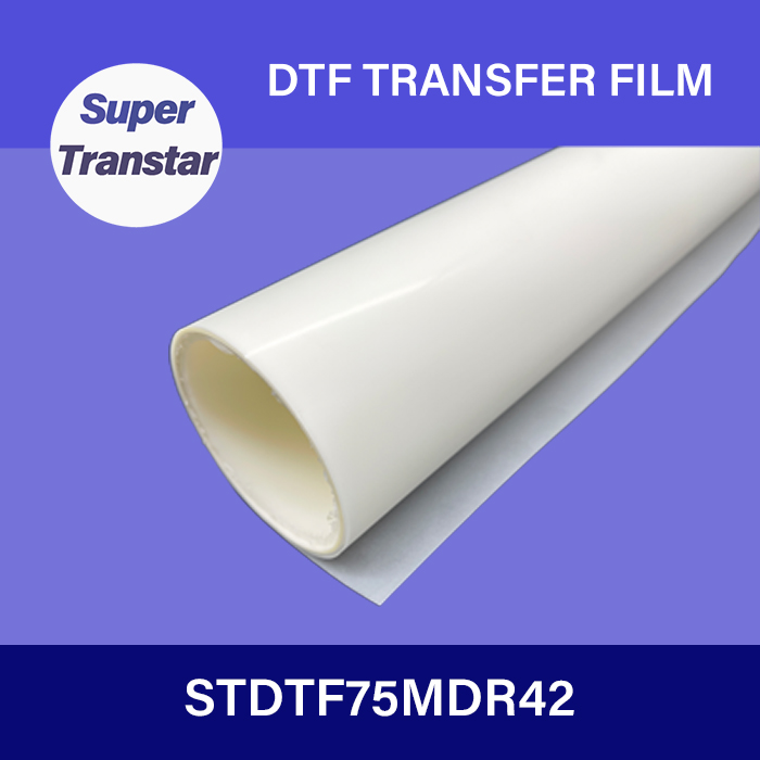 75μm Double Sides Coated DTF Film Roll 0.42*100M-SUPER TRANSTAR - DTF Film,DTF ink,DTF PowderSublimation Paper,UV DTF Film,DTF ink,DTF Powder