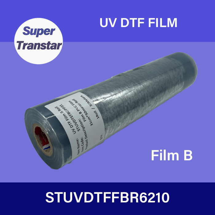 UV DTF Film B Roll 0.62×100M 24.4”×109.36Yd-SUPER TRANSTAR - DTF Film,DTF ink,DTF PowderSublimation Paper,UV DTF Film,DTF ink,DTF Powder